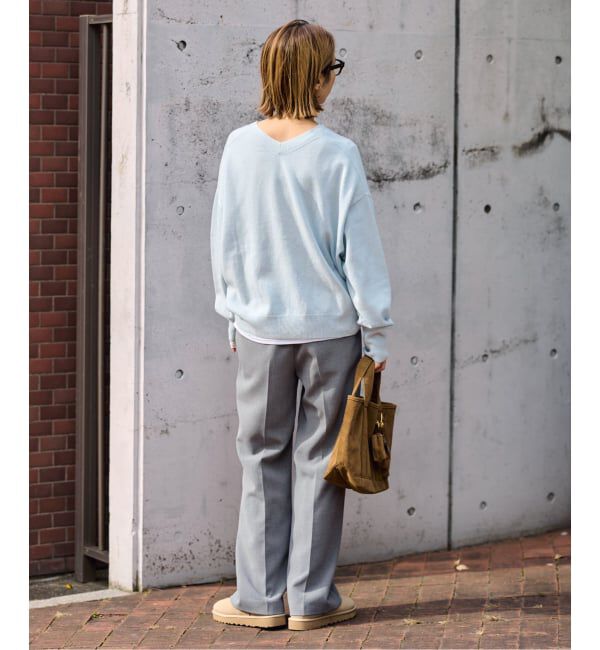 FRAMeWORK「≪追加≫セミフレアパンツ」|スラックス|