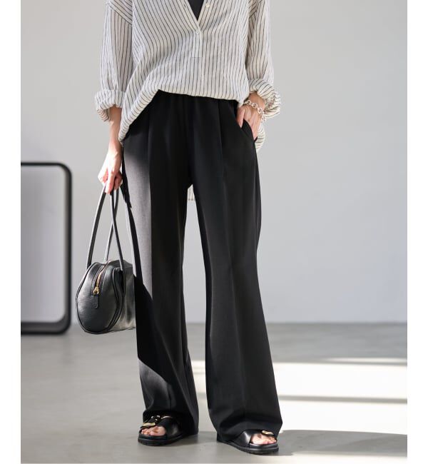 FRAMeWORK「≪洗濯機洗い可能≫ウォッシャブルイージースラックス」|スラックス|