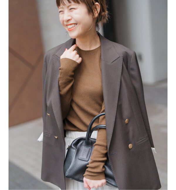 Spick and Span「ウォッシャブルシアーリブニット」|ニット・セーター|