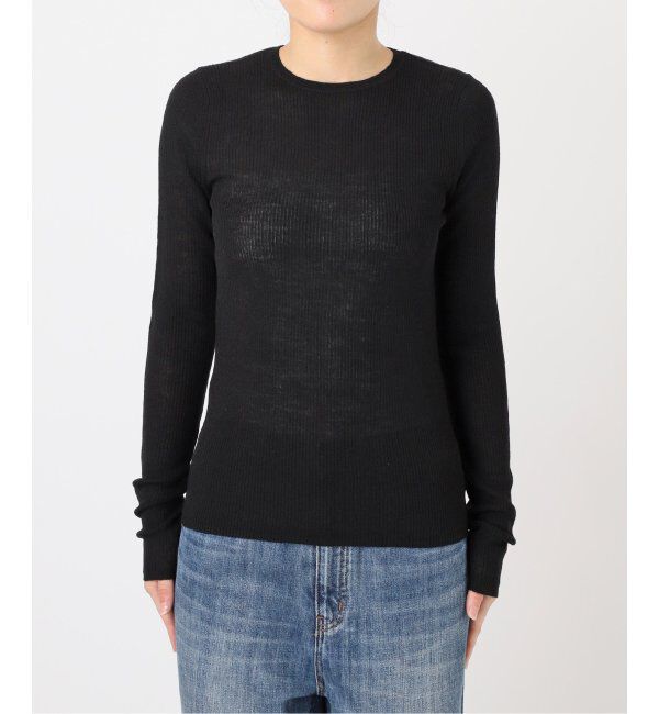 Spick and Span「ウォッシャブルシアーリブニット」|ニット・セーター|