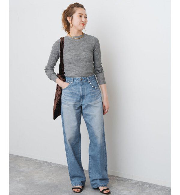 Spick and Span「ウォッシャブルシアーリブニット」|ニット・セーター|