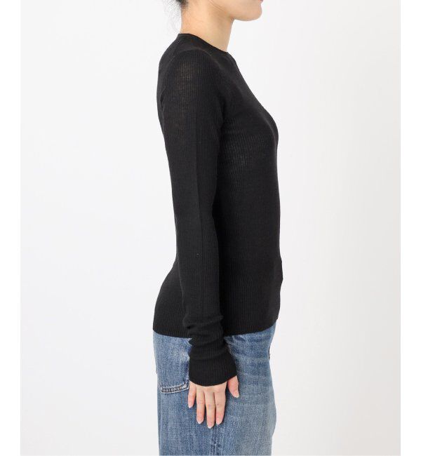 Spick and Span「ウォッシャブルシアーリブニット」|ニット・セーター|