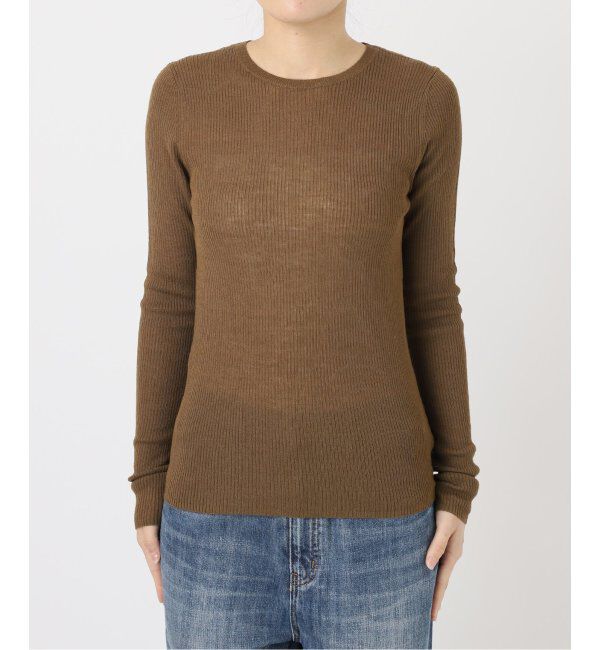 Spick and Span「ウォッシャブルシアーリブニット」|ニット・セーター|