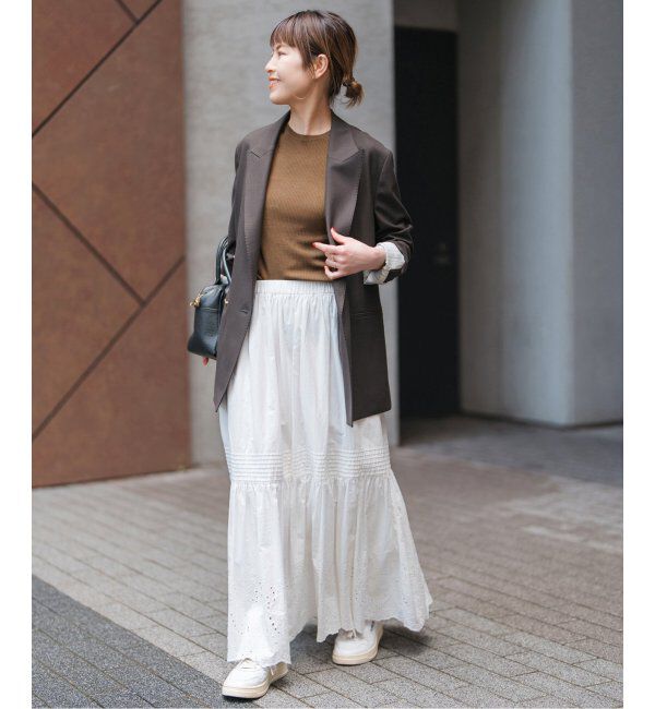 Spick and Span「ウォッシャブルシアーリブニット」|ニット・セーター|