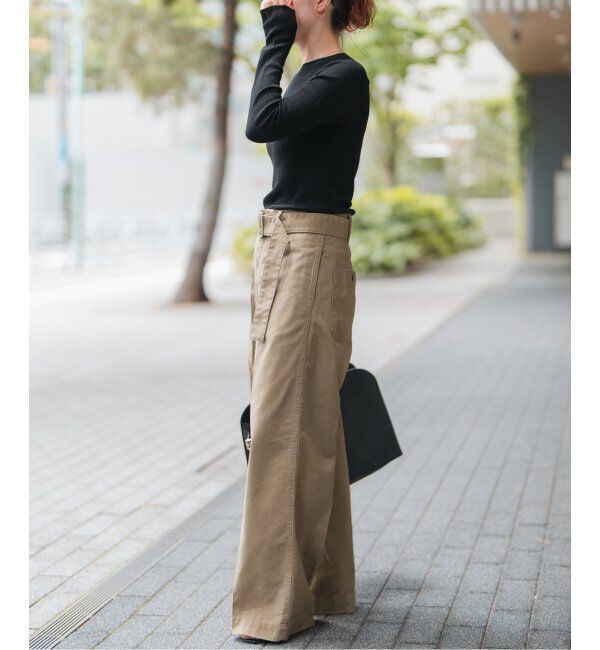 Spick and Span「ウォッシャブルシアーリブニット」|ニット・セーター|