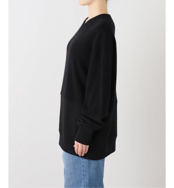 FRAMeWORK「KAYLE WOOL CASHMERE DOCKING SWEAT プルオーバー」|ニット・セーター|