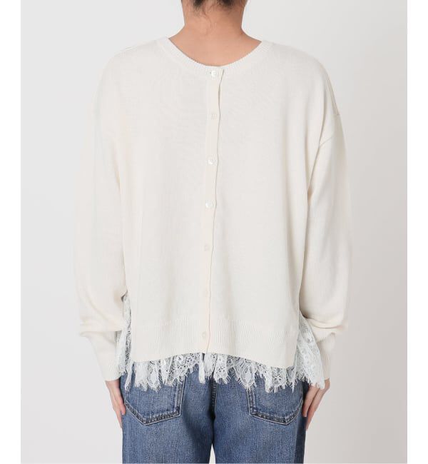 Spick and Span「レースドッキング2WAYカーディガン」|カーディガン|