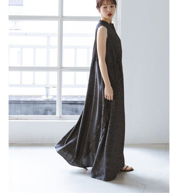 NOBLE「《WEB・なんばCITY店限定追加予約》ドットサッカードロストワンピース」|ワンピース|