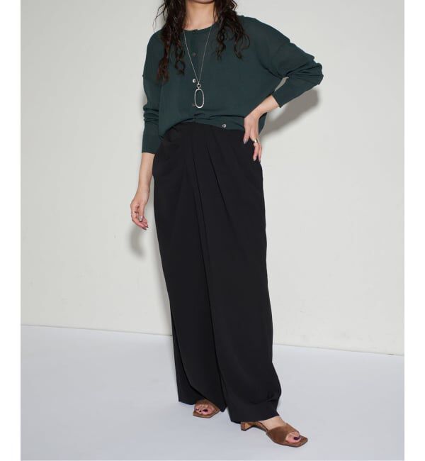 GRISE「《予約》MIDORI UEEDA&times;GRISE4cmレザースクエアスエードサンダル」|サンダル|