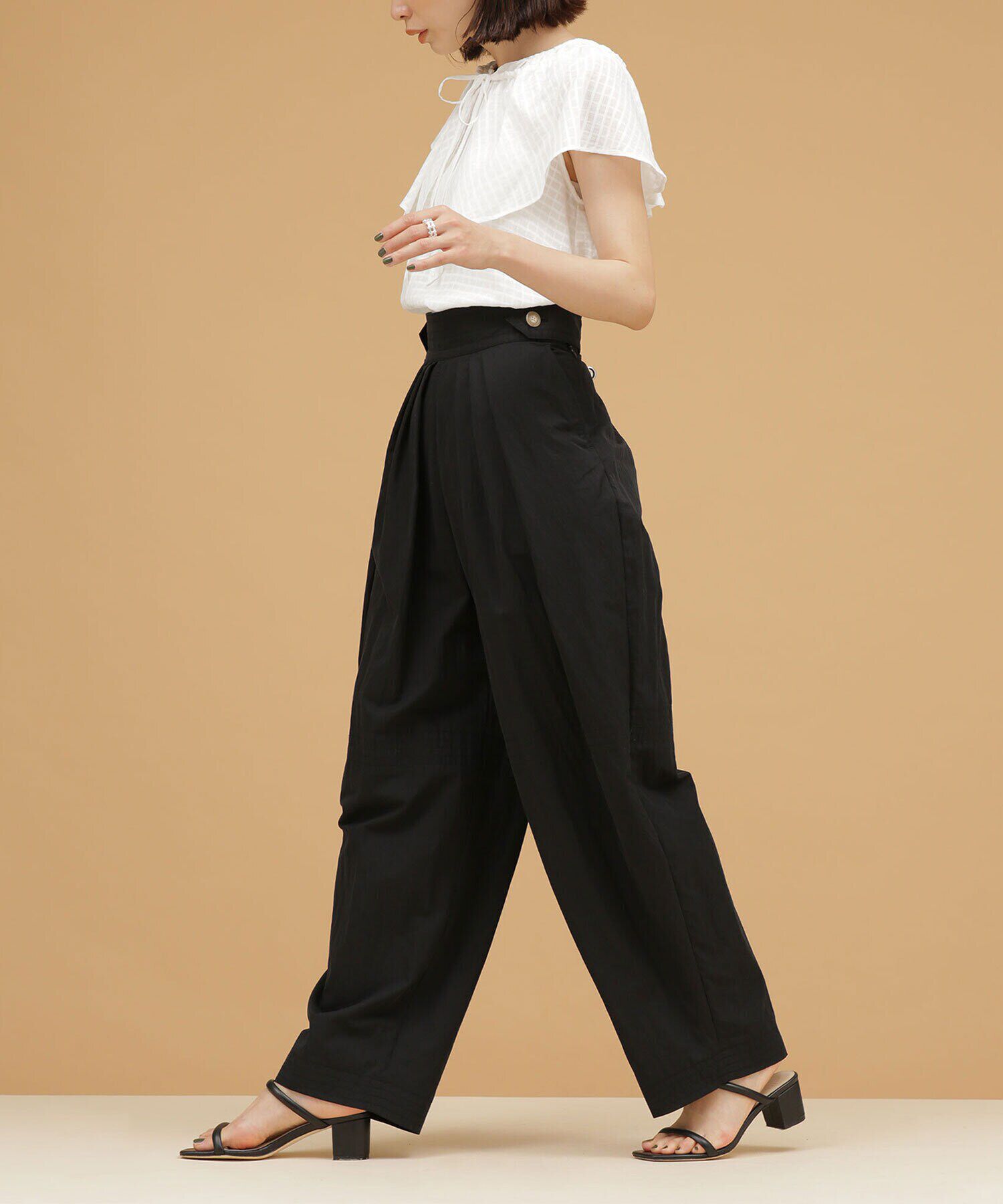 nano･universe「LB.03/マルチタックバレルパンツ」|その他|