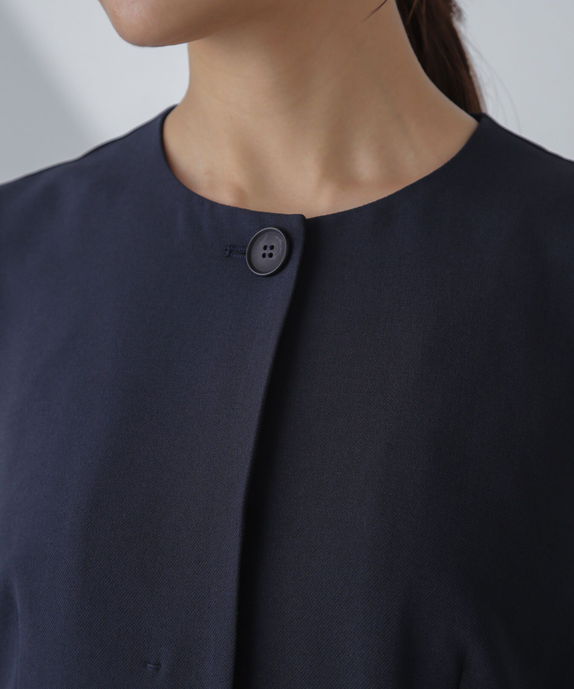 nano･universe「多機能素材ペプラムジレ(セットアップ可）」|ベスト・ジレ|