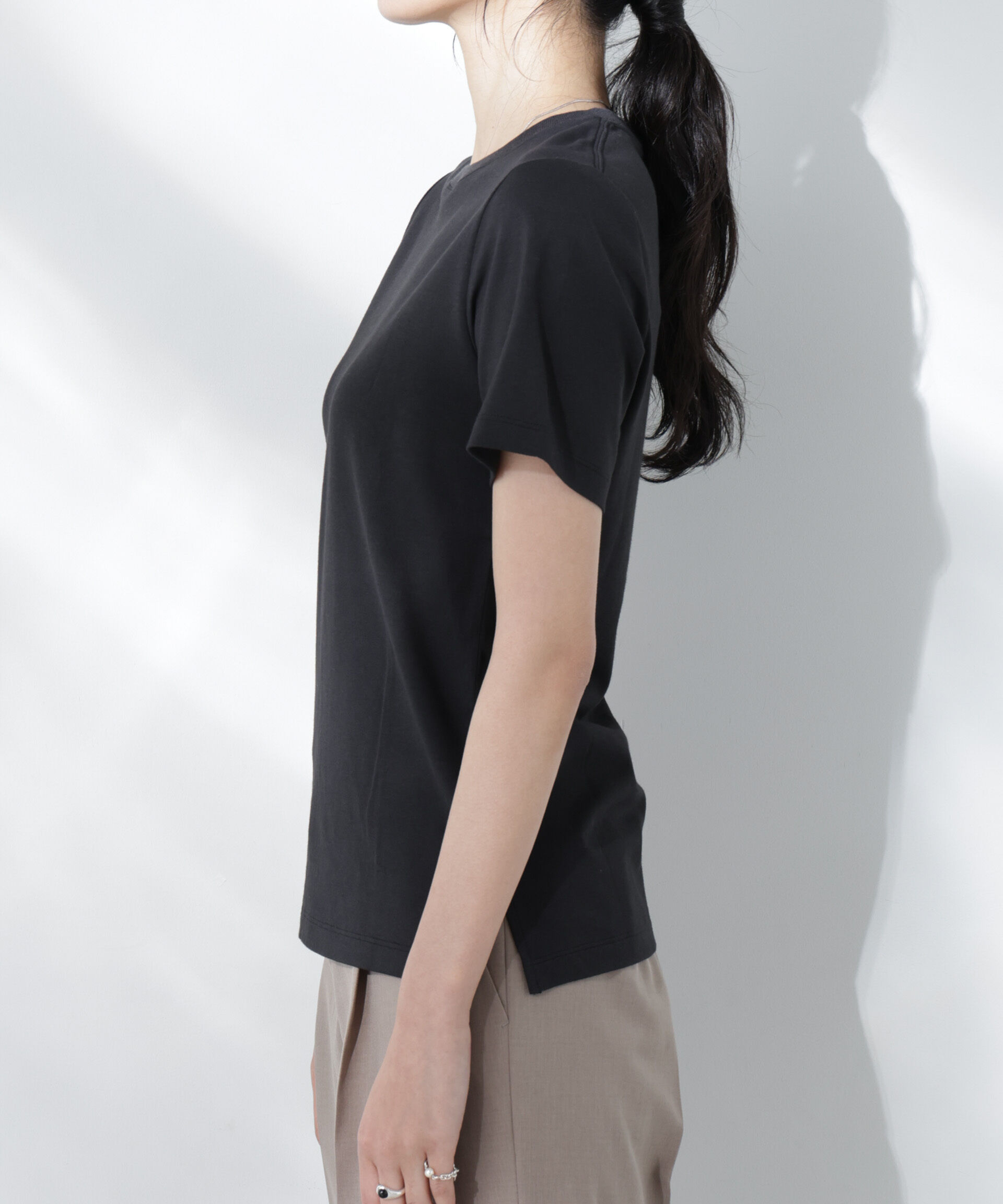 nano･universe「Anti Soaked(R) 汗染み防止クルーネックTシャツ」|Tシャツ・カットソー|