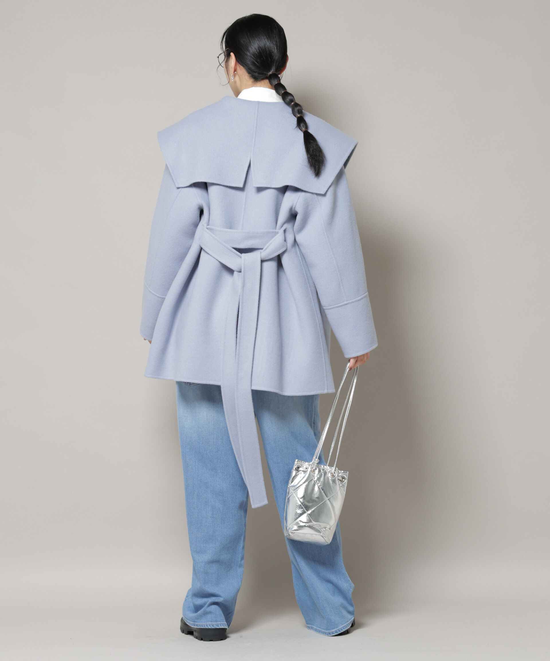 nano･universe「SUPER110blend リバーショールミディコート」|その他|