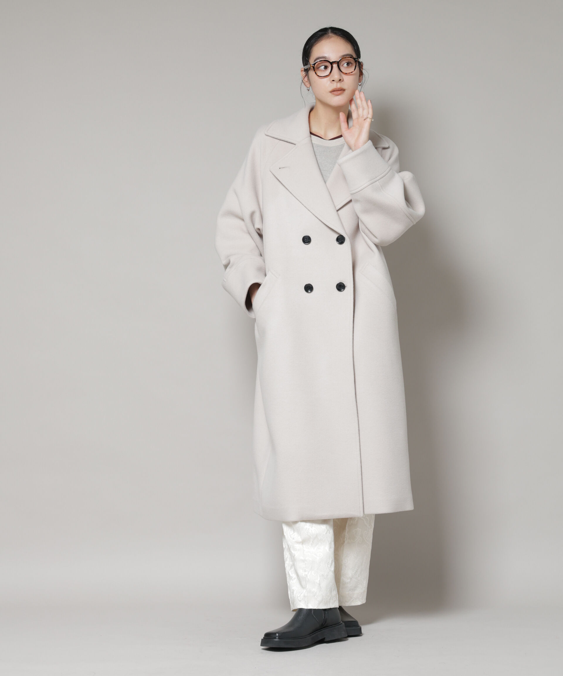 nano･universe「WooLoop コクーンダブルコート」|その他|