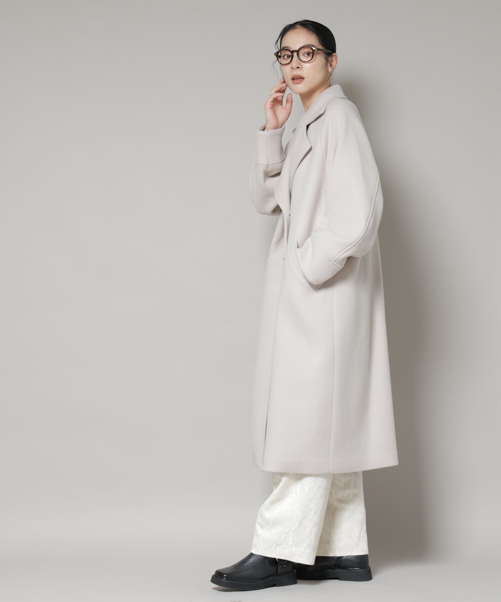 nano･universe「WooLoop コクーンダブルコート」|その他|