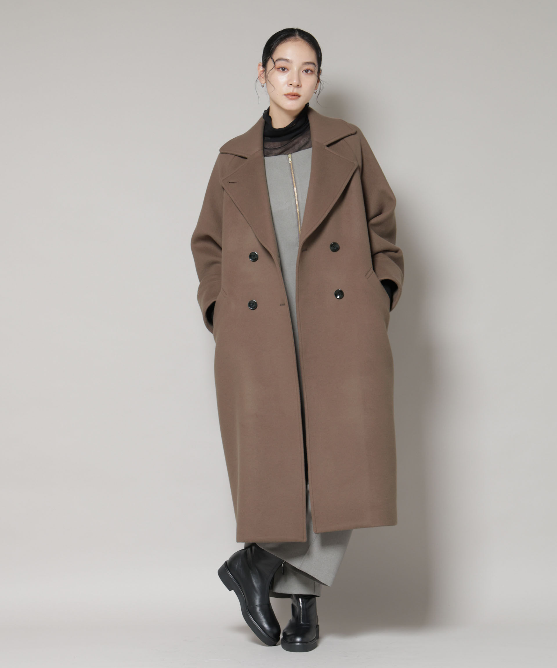 nano･universe「WooLoop コクーンダブルコート」|その他|