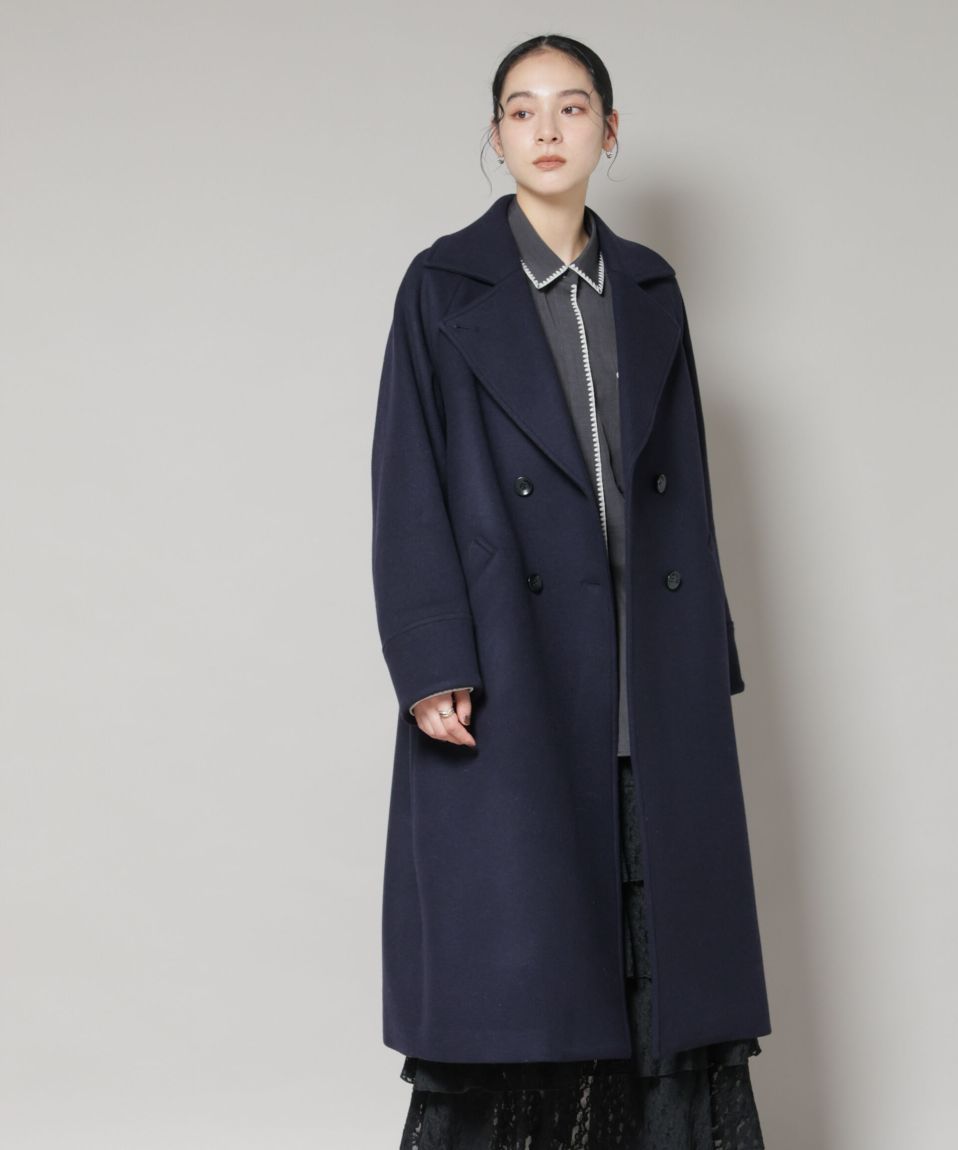 nano･universe「WooLoop コクーンダブルコート」|その他|