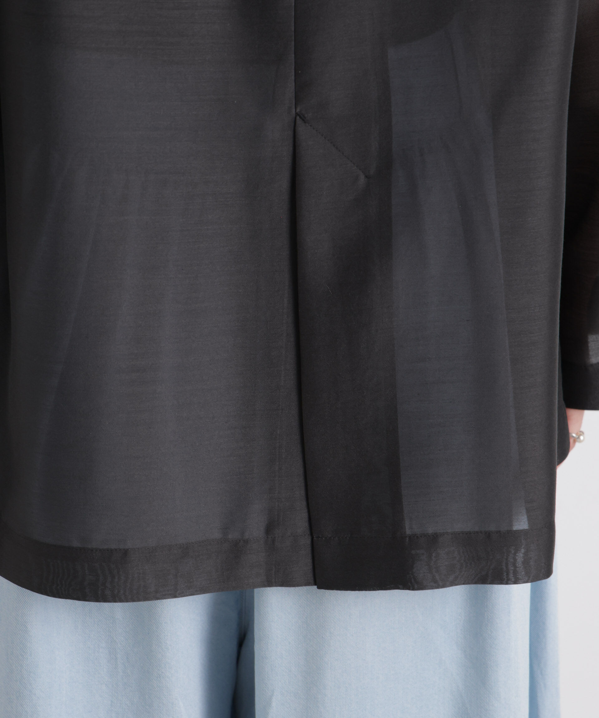 nano･universe「シアーテーラードオーバージャケット」|テーラードジャケット|