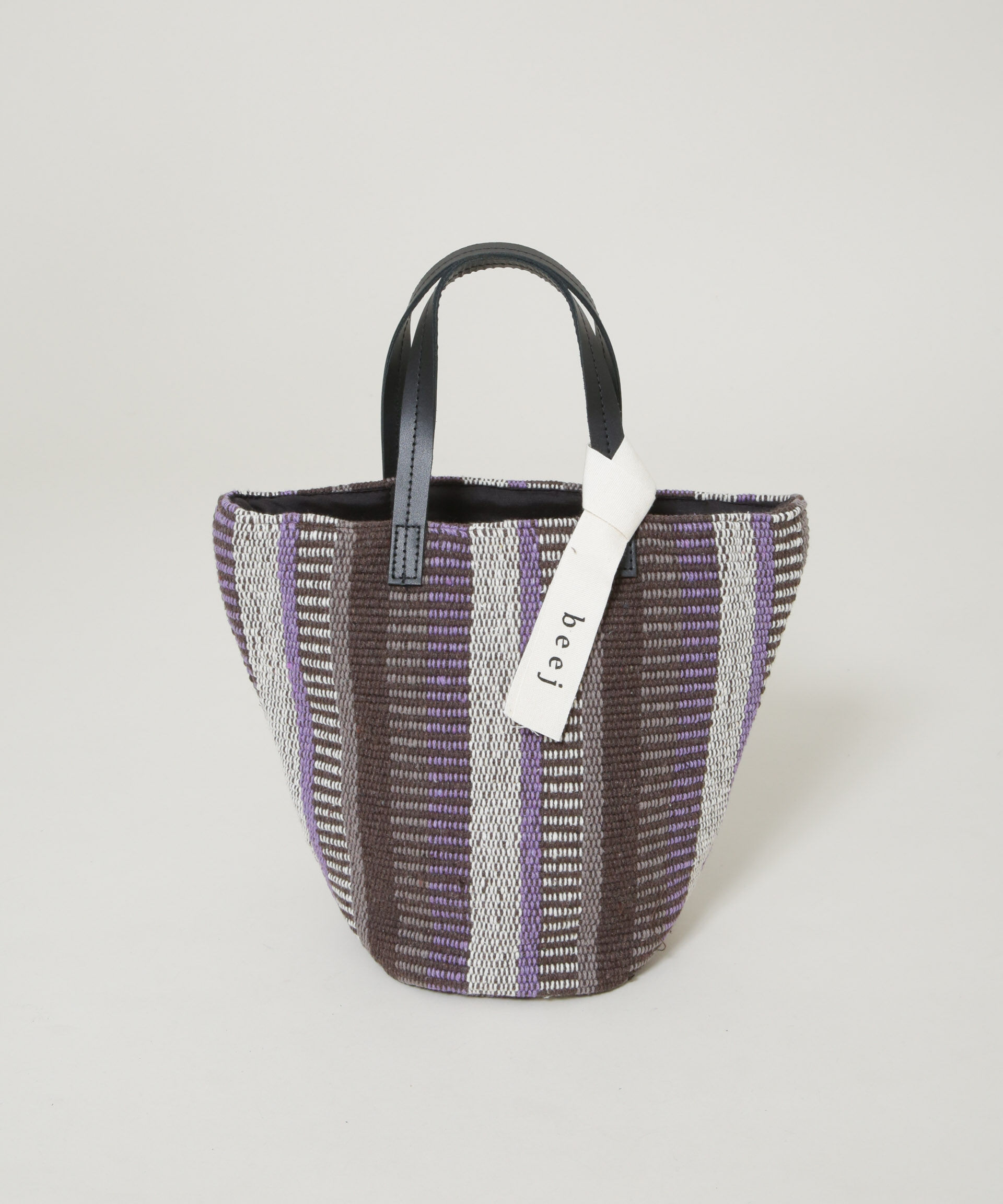 nano･universe「beej/Woven comb totebag」|ショルダー・メッセンジャー|パープル