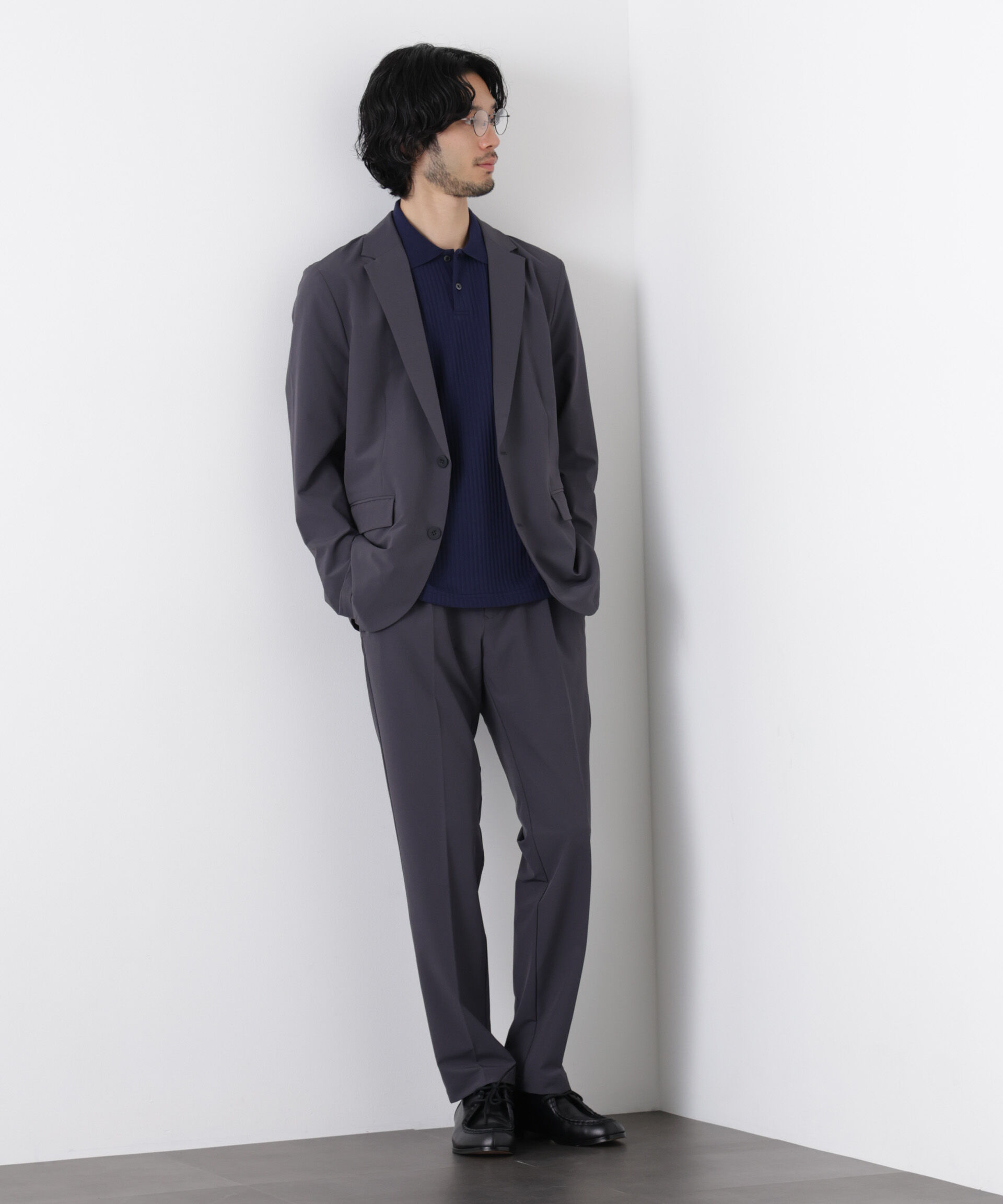 nano･universe「ライトウェイトストレッチ ジャケット（セットアップ可）」|テーラードジャケット|