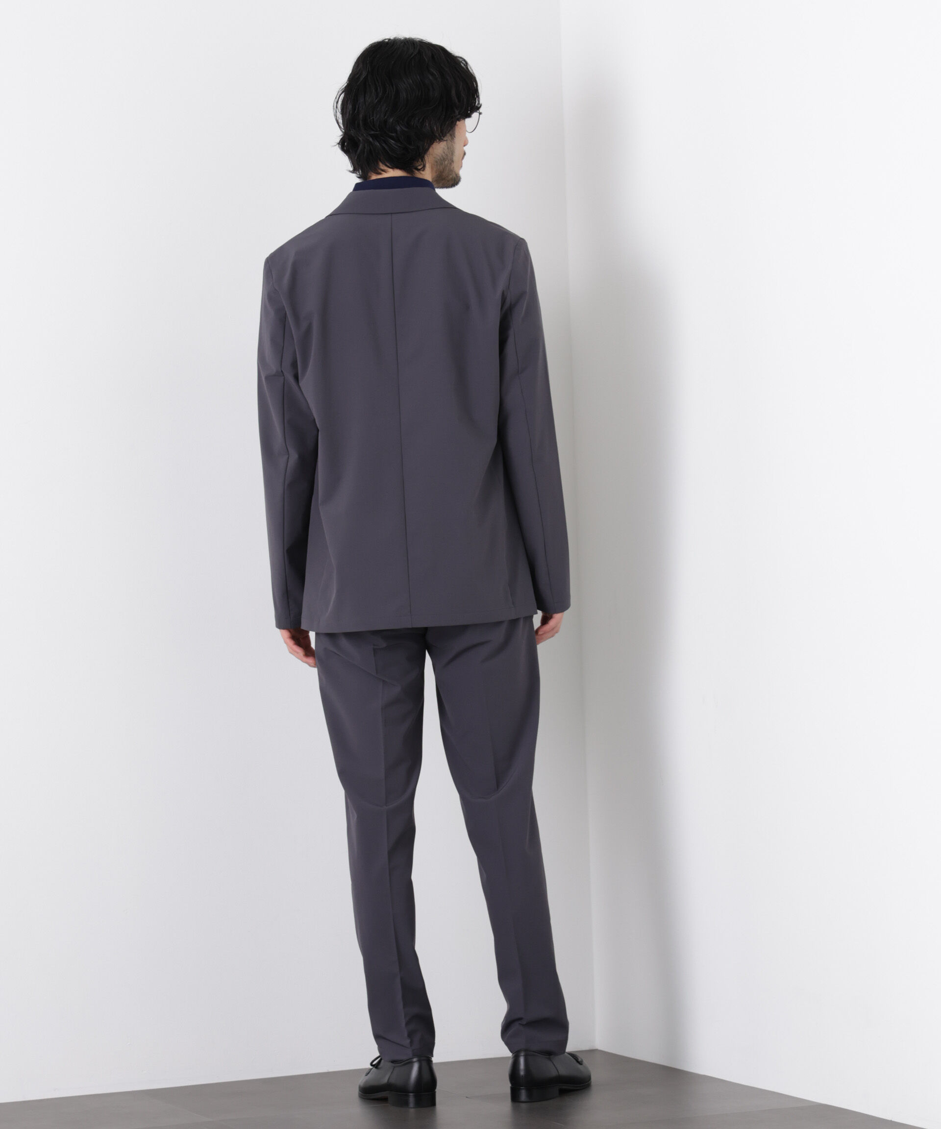 nano･universe「ライトウェイトストレッチ ジャケット（セットアップ可）」|テーラードジャケット|