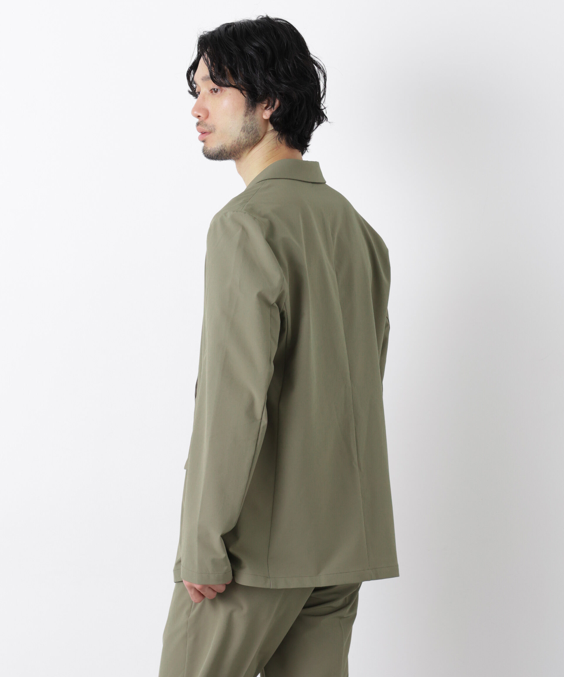 nano･universe「ライトウェイトストレッチ ジャケット（セットアップ可）」|テーラードジャケット|