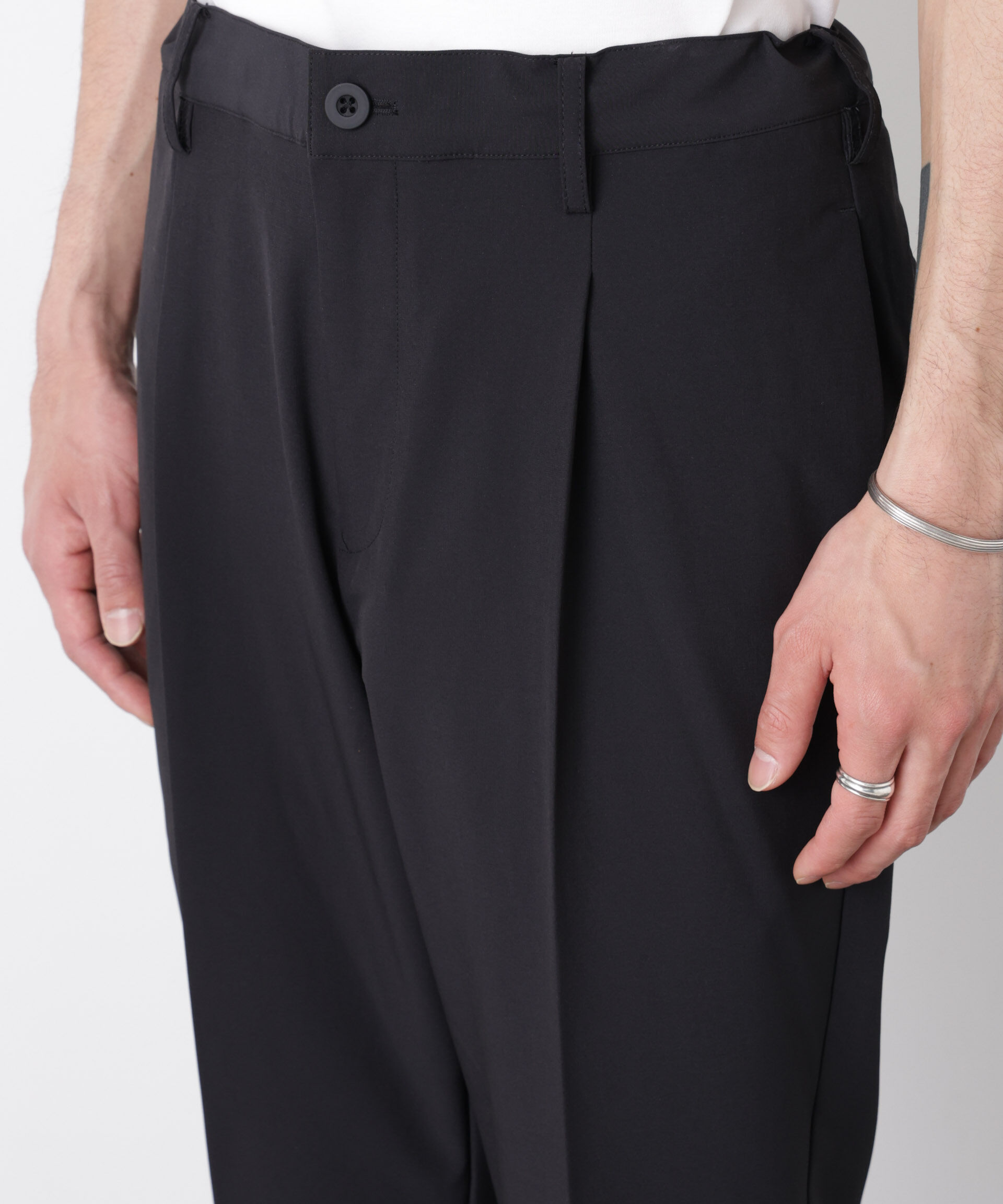 nano･universe「ライトウェイトストレッチ スラックス（セットアップ可）」|チノ|