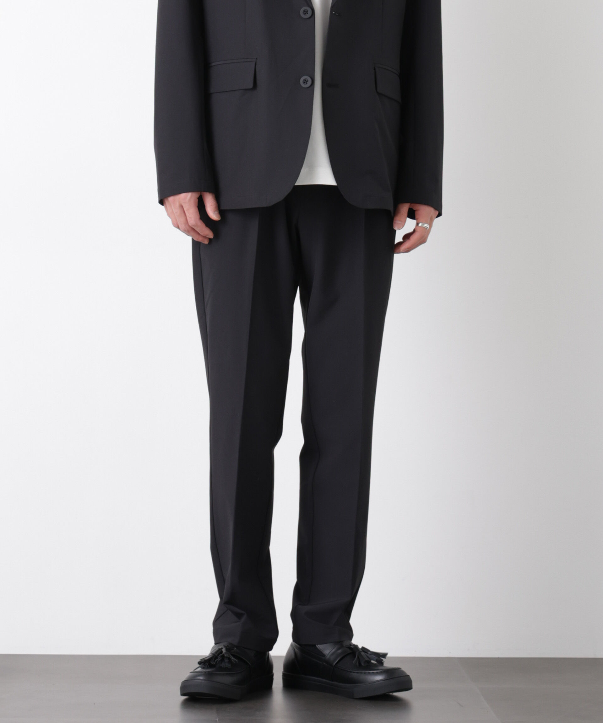 nano･universe「ライトウェイトストレッチ スラックス（セットアップ可）」|チノ|