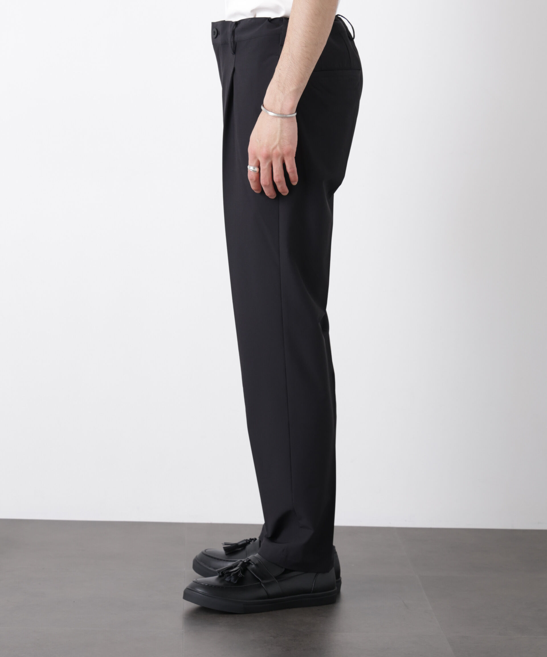 nano･universe「ライトウェイトストレッチ スラックス（セットアップ可）」|チノ|