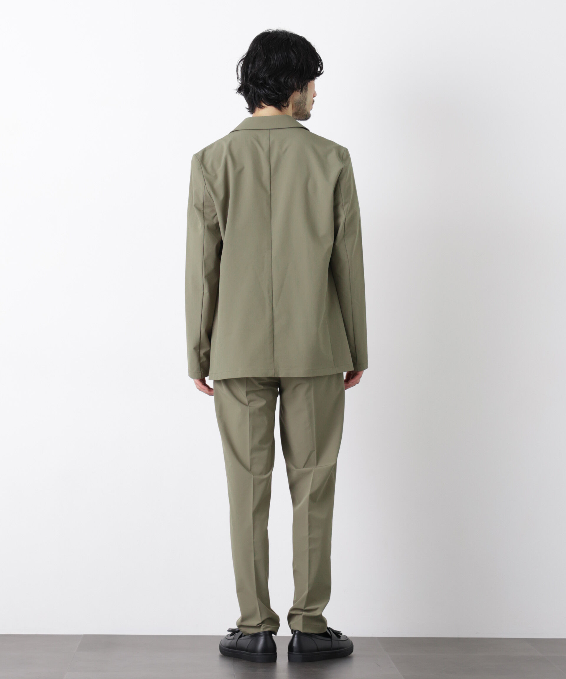 nano･universe「ライトウェイトストレッチ スラックス（セットアップ可）」|チノ|