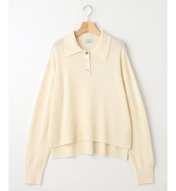 組曲「カシミヤブレンドバルキーポロ ニット」|ニット・セーター|