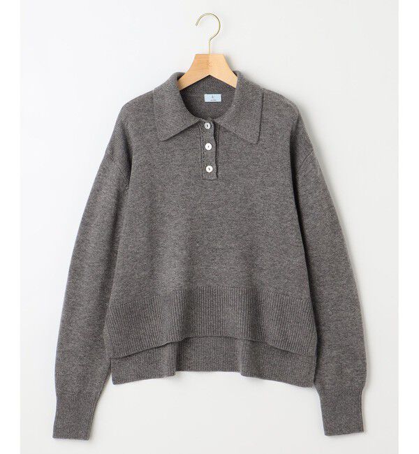 組曲「カシミヤブレンドバルキーポロ ニット」|ニット・セーター|