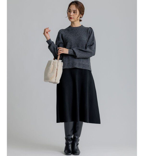 組曲「ニットフレア スカート」|スカート|