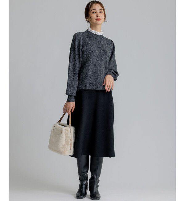 組曲「ニットフレア スカート」|スカート|