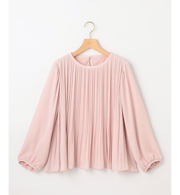 組曲「【WEB限定】ジョーゼットシフォンプリーツ ブラウス」|シャツ・ブラウス|