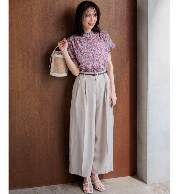 組曲「フラワーガーデンプリント ブラウス」|シャツ・ブラウス|