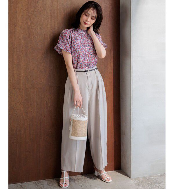 組曲「フラワーガーデンプリント ブラウス」|シャツ・ブラウス|