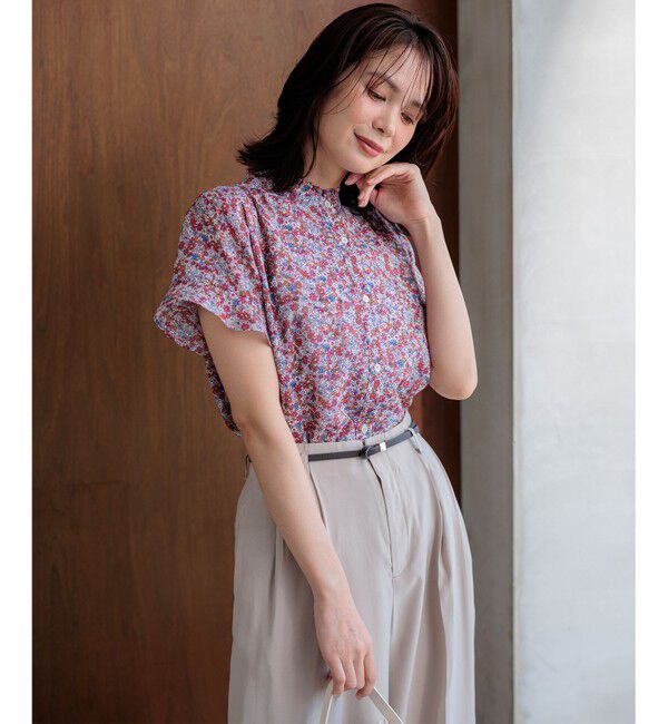 組曲「フラワーガーデンプリント ブラウス」|シャツ・ブラウス|
