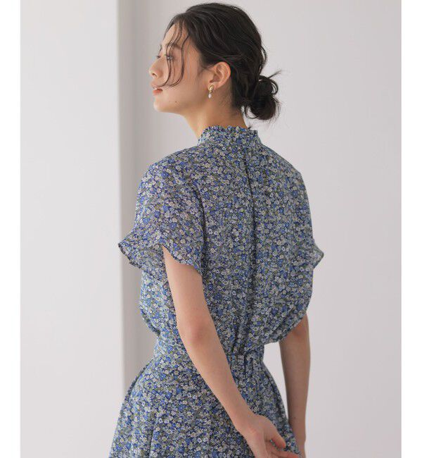 組曲「フラワーガーデンプリント ブラウス」|シャツ・ブラウス|