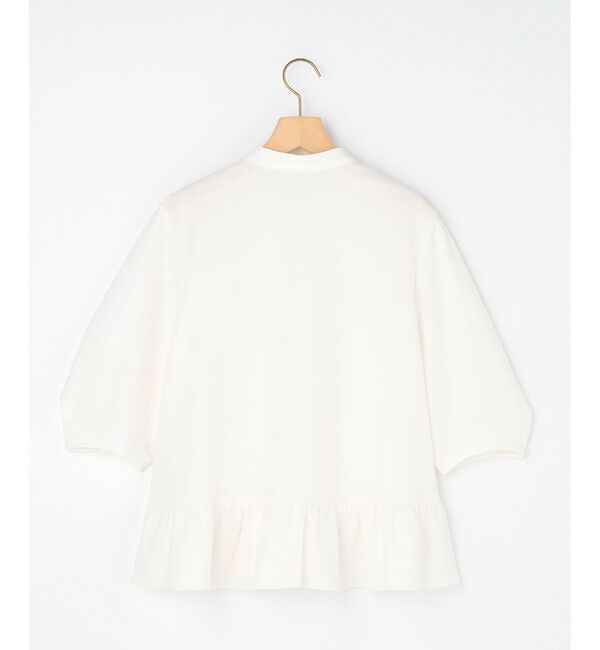 組曲「【WEB限定】ツイルジャージーフリル カットソー」|Tシャツ・カットソー|