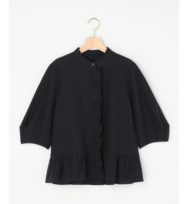 組曲「【WEB限定】ツイルジャージーフリル カットソー」|Tシャツ・カットソー|