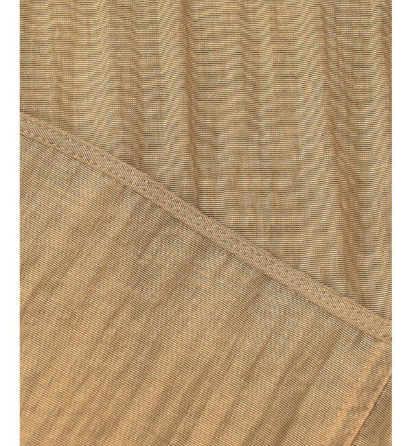 23区「【見上愛さん着用】リネンミックスシアースラブ ミリタリージャケット」|シャツ・ブラウス|