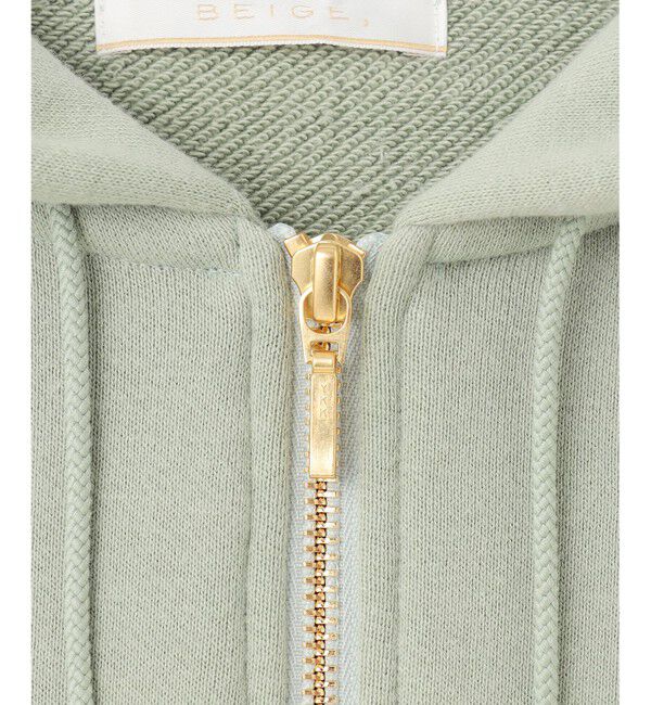 BEIGE,「【BEIGE,ecru/WEB限定・洗える】LOOP BACK / オーバサイズコットンパーカー」|パーカー|