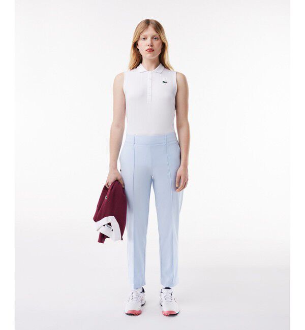 LACOSTE「UVカット UPF50+ ウルトラドライノースリーブゴルフポロシャツ」|ポロシャツ|