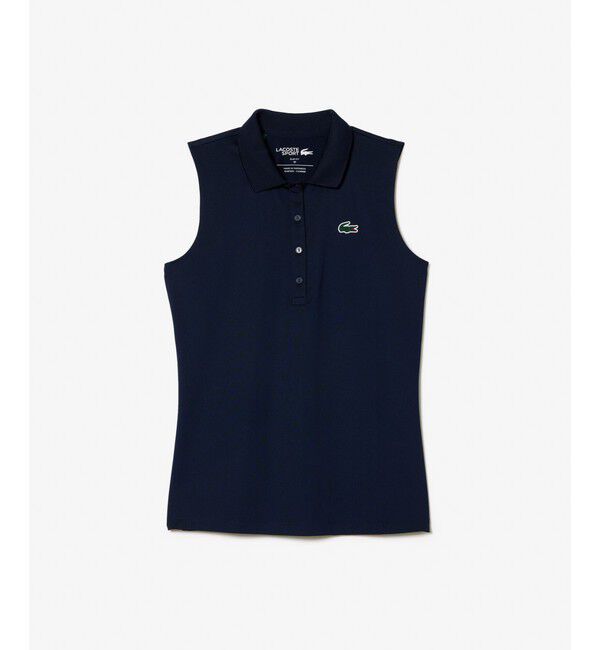 LACOSTE「UVカット UPF50+ ウルトラドライノースリーブゴルフポロシャツ」|ポロシャツ|