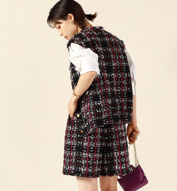 NOLLEY'S「カラーミックスツイードジレ」|ベスト・ジレ|