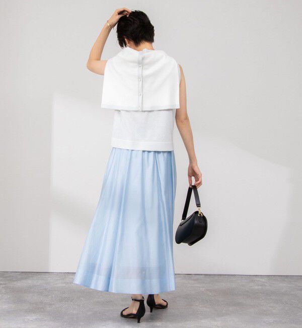 NOLLEY'S sophi「《セットアップ対応》シアーローンフレアスカート」|フレア|