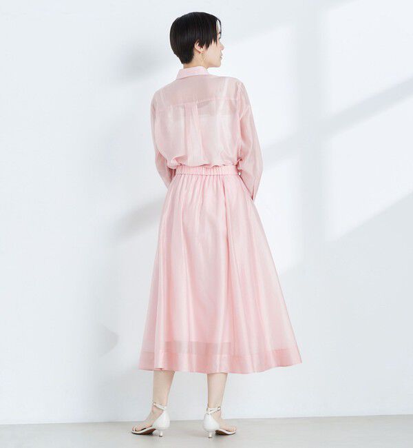 NOLLEY'S sophi「《セットアップ対応》シアーローンフレアスカート」|フレア|