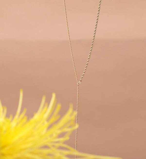 grace grace「【gr?ce grace/グラスグラス】2トーンスライドネックレス」|ネックレス|