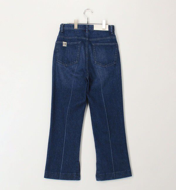 Rie Miller「【RM denim】スリットクロップドハイウエストデニム」|デニム|